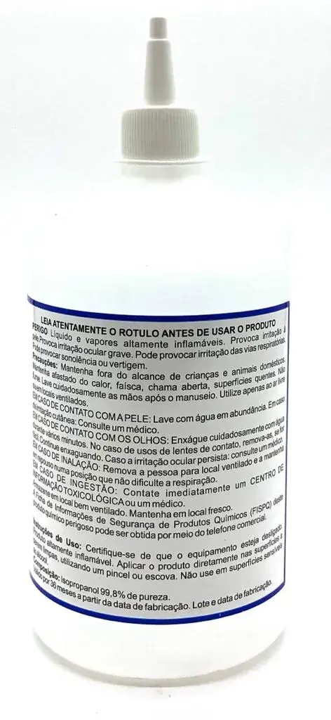 Alcool Isopropilico 500ml C/Bico Implastec - Imagem 2