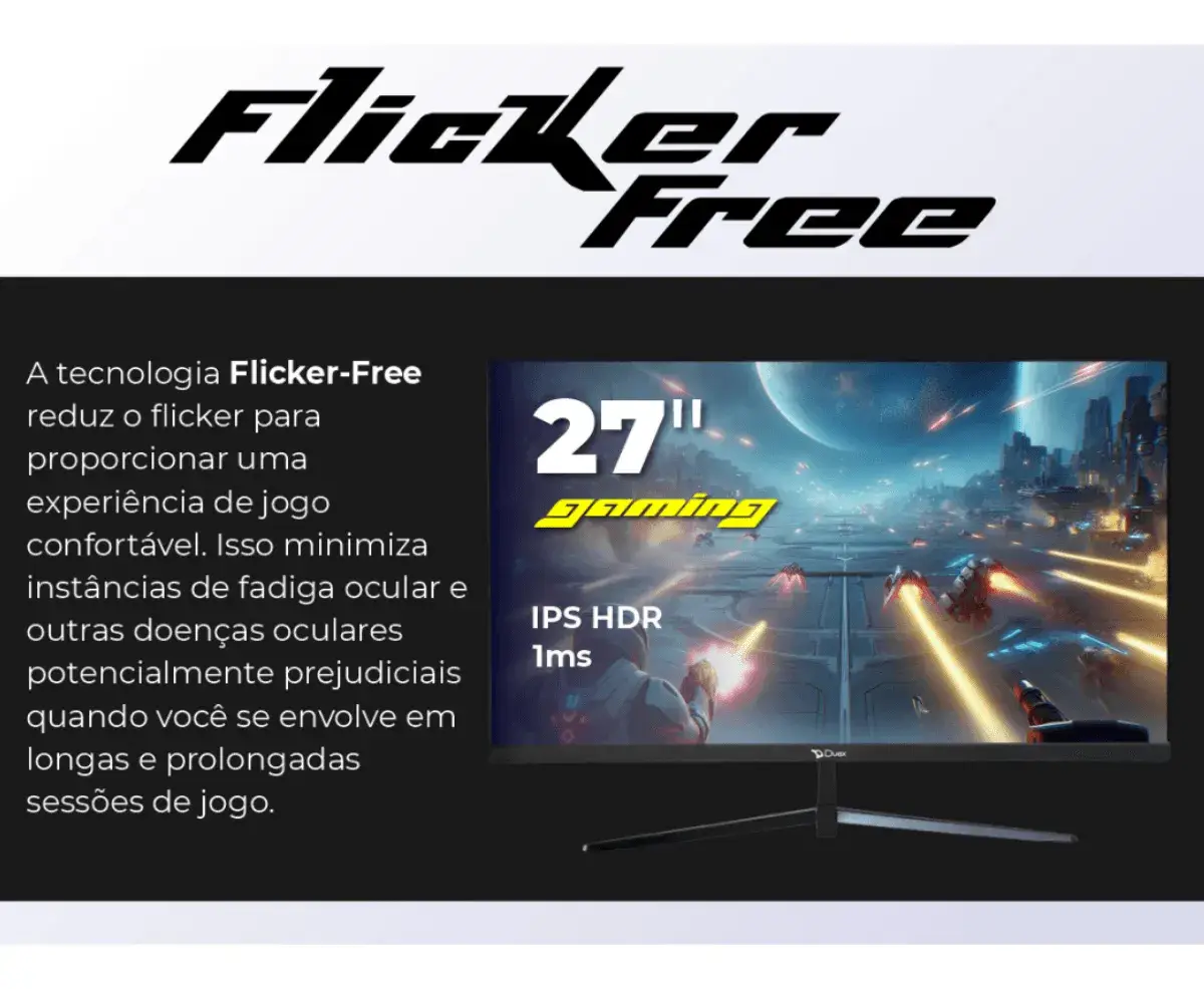 Monitor Gamer Duex Dx270G 27 Polegadas FHD 165Hz HDMI/DP - Imagem 2