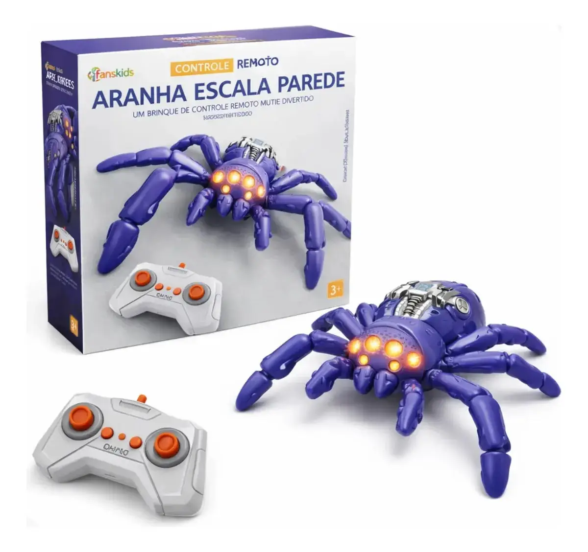 Aranha Controle Remoto Sobe Paredes