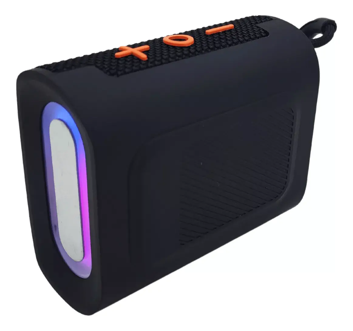 Caixa De Som Speaker Bluetooth Prova D'Agua Preto RAD-12419 - Imagem 4