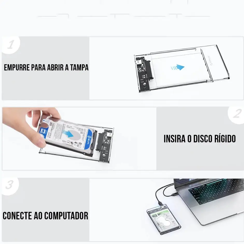 YPH-30 CASE GAVETA HD EXTERNA SSD 3.0 AJ-N06 BM-757 - Imagem 4
